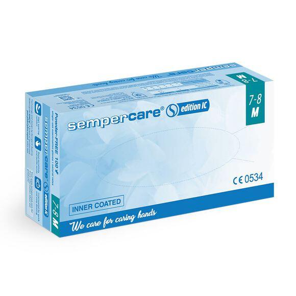 Sempermed Sempercare Edition IC Latex Handschoenen Poedervrij (100 st.)-Sempermed-Sordent