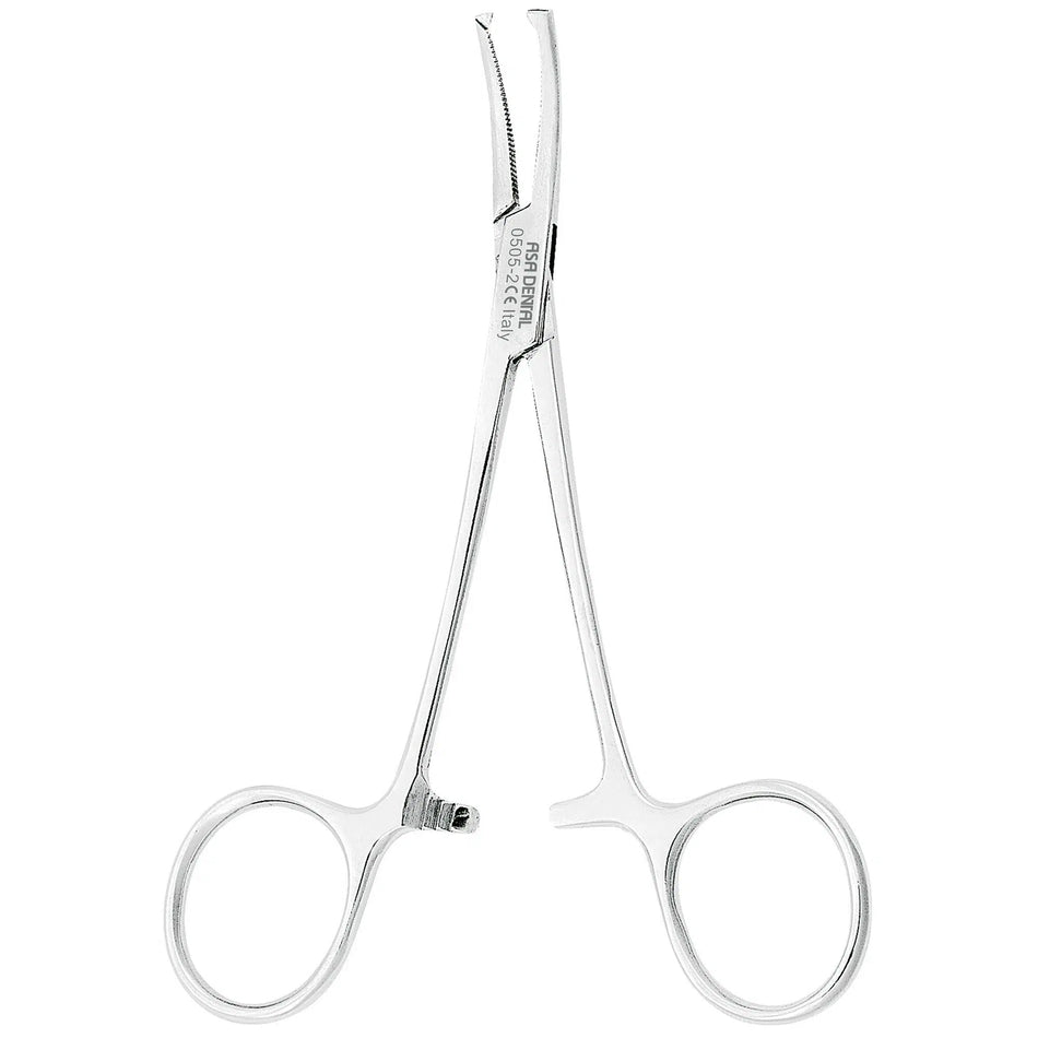 Asa Dental Hemostatische tang #2 Halstead-Mosquito Gebogen (1x2)-Instrumenten-Asa Dental S.p.A-Sordent