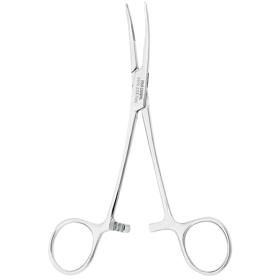 Asa Dental Hemostatische tang #2 Kelly Gebogen (14 cm)-Instrumenten-Asa Dental S.p.A-Sordent