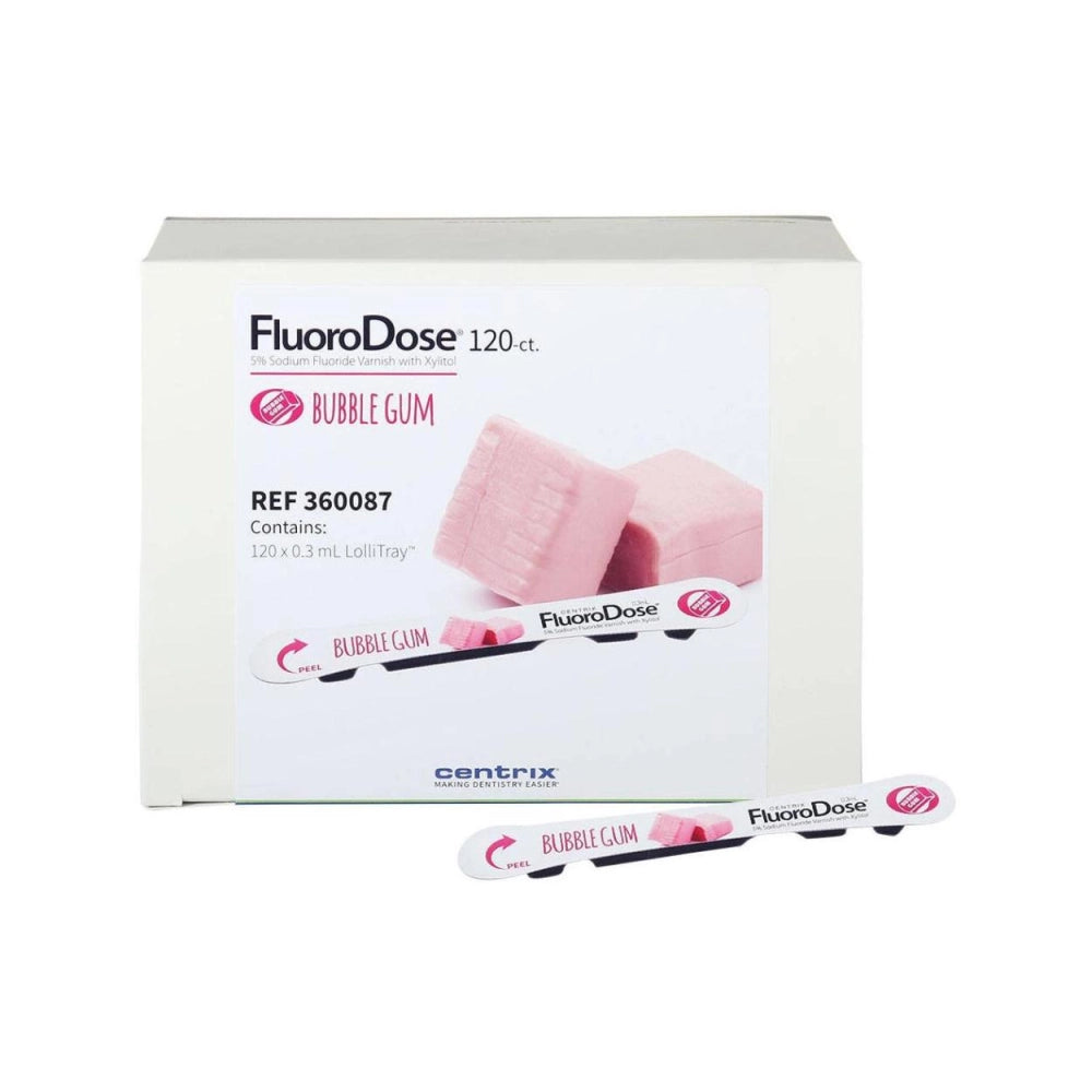 FluoroDose® Fluoride Varnish Lak - Verschillende Smaken (120 x 0,3 mL)-Centrix Dental-Sordent