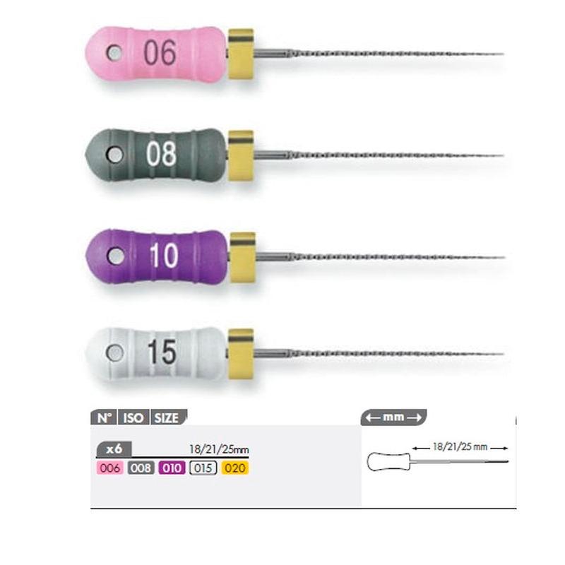 Dentsply Ready Steel® C+ Files Colorinox A012X - Div. Opties (6 st.)-Dentsply Sirona-Sordent
