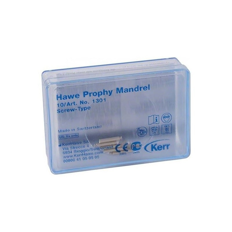 Kerr Prophy Mandrellen Screw-Type 14 mm (10 st.)-Kerr-Sordent