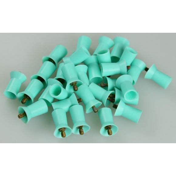 Kerr Prophy Cups Soft Screw Ribbed Turquoise (30 st.)-Kerr-Sordent