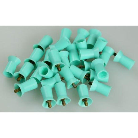 Kerr Prophy Cups Soft Screw Ribbed Turquoise (120 st.)-Kerr-Sordent