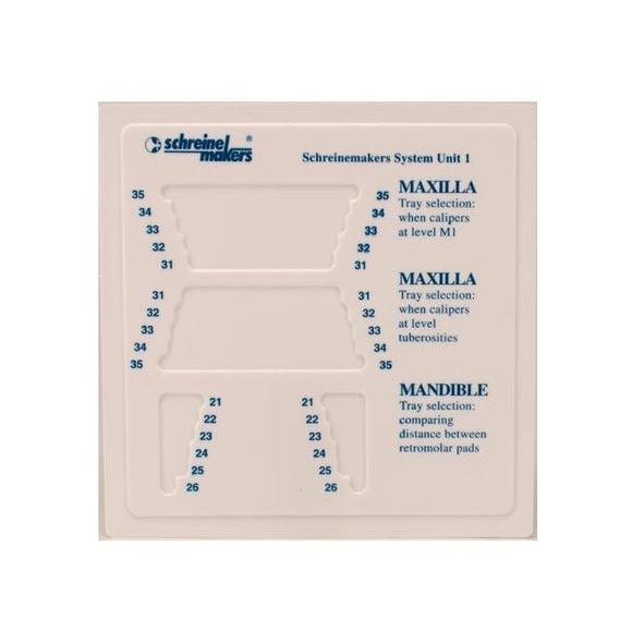 Clan Schreinemakers® Maat Sjabloon Onbetand-Clan-Sordent