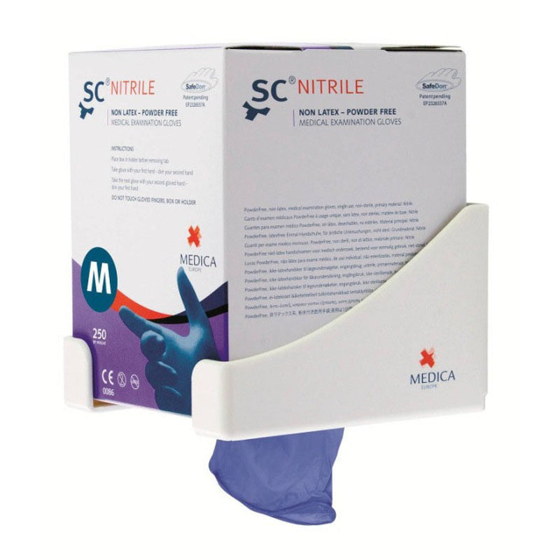 Medica Kunststof Handschoenen Wandhouder Wit (Cuff) 1/3 st.-Medica-Voor 1 Binnendoos (per stuk)-Sordent