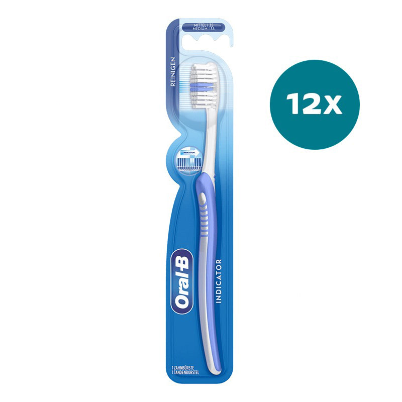 Oral-B Indicator® Tandenborstel Medium (12 st.)-Oral-B-Sordent