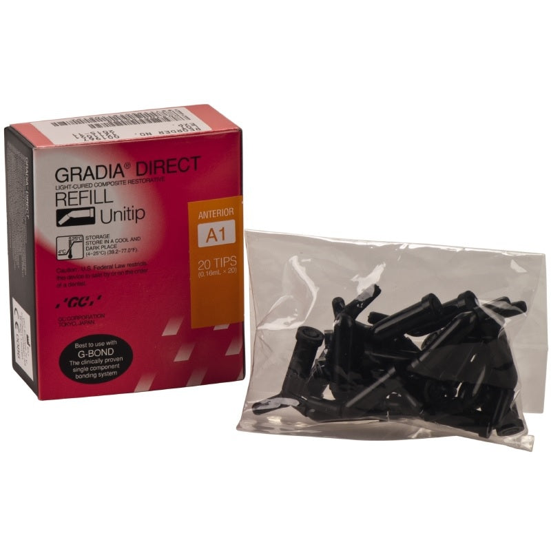 GC Gradia Direct Anterior Unitip - Diverse Kleuren (20 x 0.16 mL)-GC-A1-Sordent