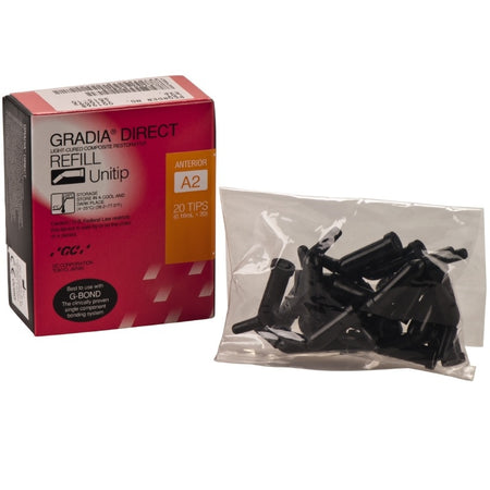 GC Gradia Direct Anterior Unitip - Diverse Kleuren (20 x 0.16 mL)-GC-A2-Sordent