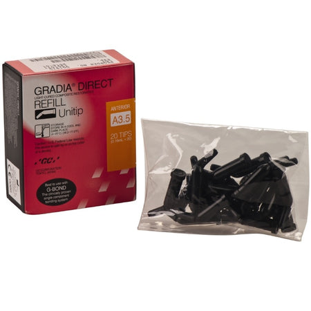 GC Gradia Direct Anterior Unitip - Diverse Kleuren (20 x 0.16 mL)-GC-A3.5-Sordent
