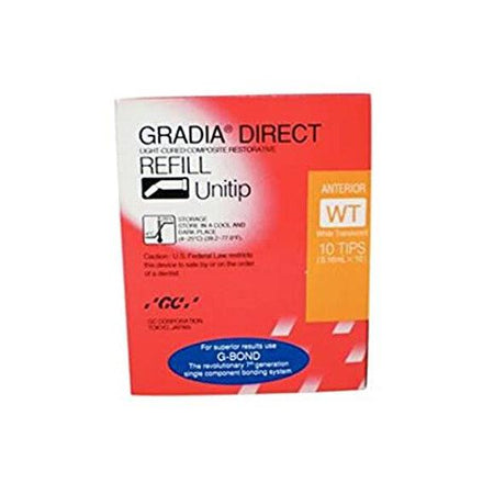 GC Gradia Direct Anterior Unitip - Diverse Kleuren (10 x 0.16 mL)-GC-WT (Outside Shade)-Sordent