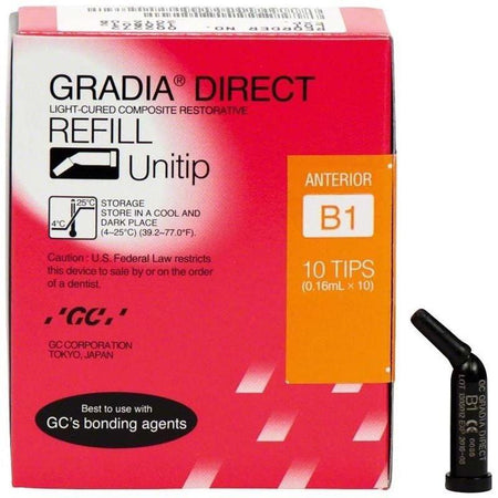 GC Gradia Direct Anterior Unitip - Diverse Kleuren (10 x 0.16 mL)-GC-B1-Sordent