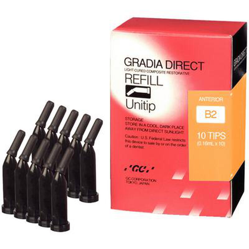 GC Gradia Direct Anterior Unitip - Diverse Kleuren (10 x 0.16 mL)-GC-B2-Sordent