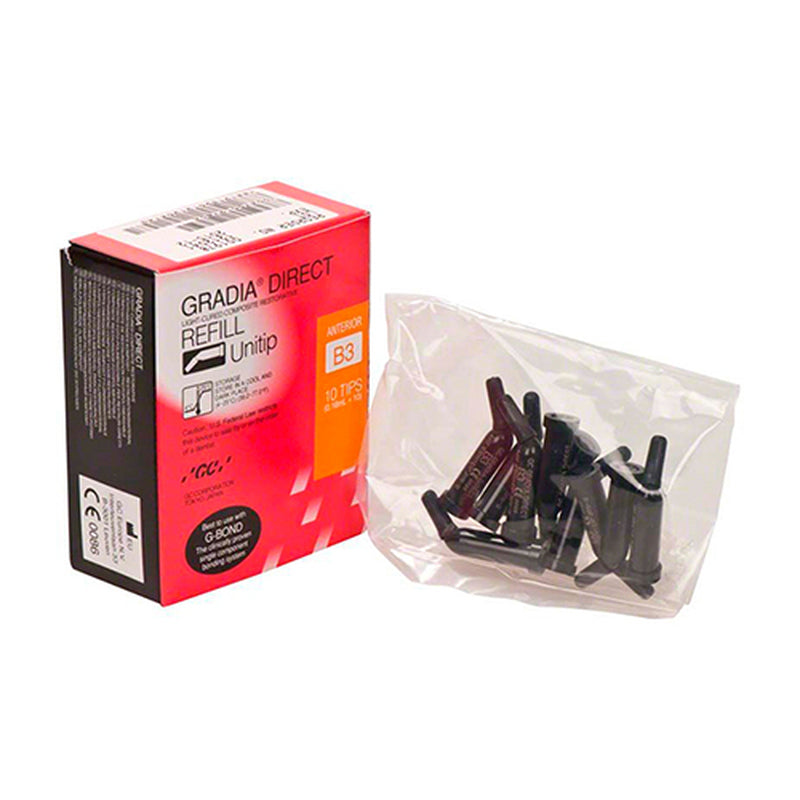 GC Gradia Direct Anterior Unitip - Diverse Kleuren (10 x 0.16 mL)-GC-B3-Sordent