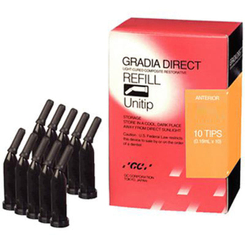 GC Gradia Direct Anterior Unitip - Diverse Kleuren (10 x 0.16 mL)-GC-CVD (Outside Shade)-Sordent
