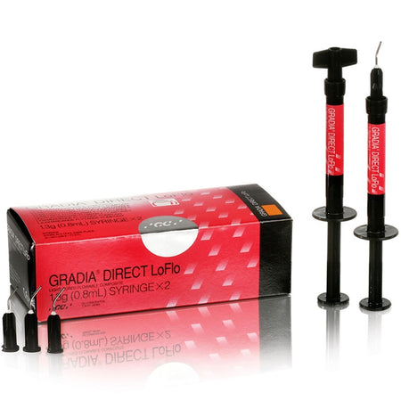 GC Gradia Direct LoFlo Spuit - Divrese Kleuren A/CV (2 x 1.3 g)-GC-Sordent