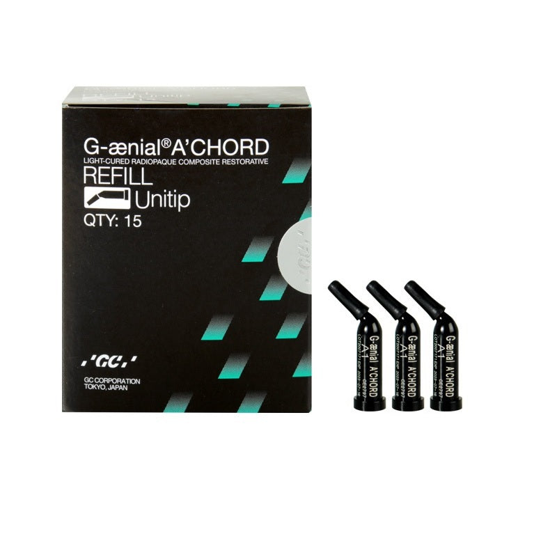 GC G-Aenial A'CHORD Unitip Composiet - Div. Kleuren (15 x 0.16 mL)-GC-A1-Sordent