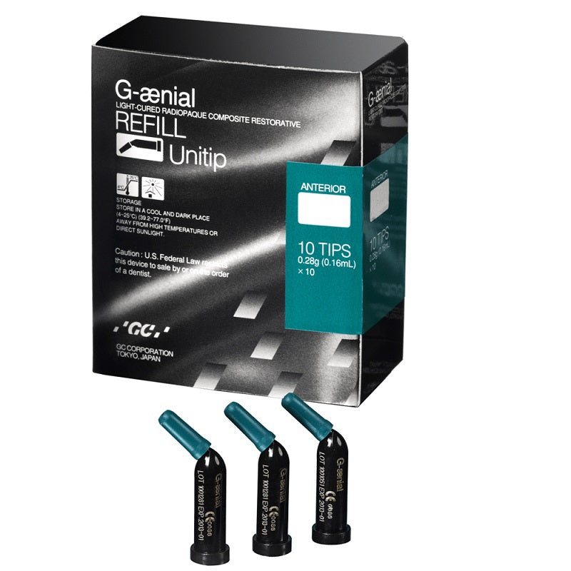 GC G-Aenial Anterior Unitip Composiet - Div. Kleuren (10 x 0.28 g)-GC-B1-Sordent