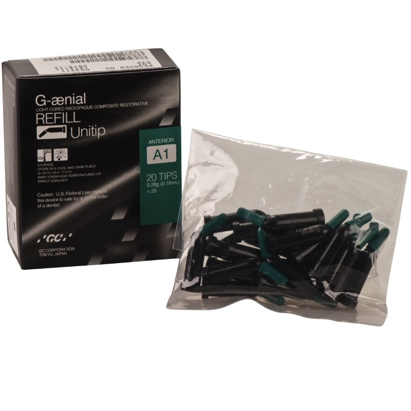 GC G-Aenial Anterior Unitip Composiet - Div. Kleuren (20 x 0.28 g)-GC-A1-Sordent