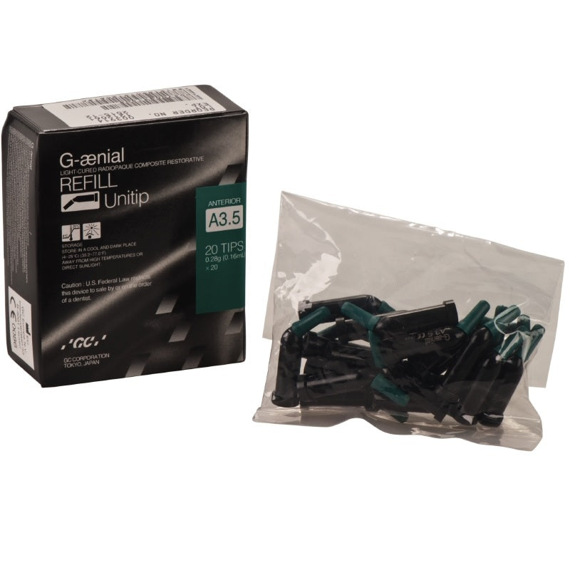 GC G-Aenial Anterior Unitip Composiet - Div. Kleuren (20 x 0.28 g)-GC-A3.5-Sordent