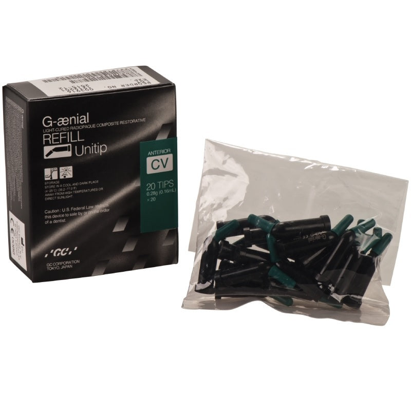 GC G-Aenial Anterior Unitip Composiet - Div. Kleuren (20 x 0.28 g)-GC-CV-Sordent