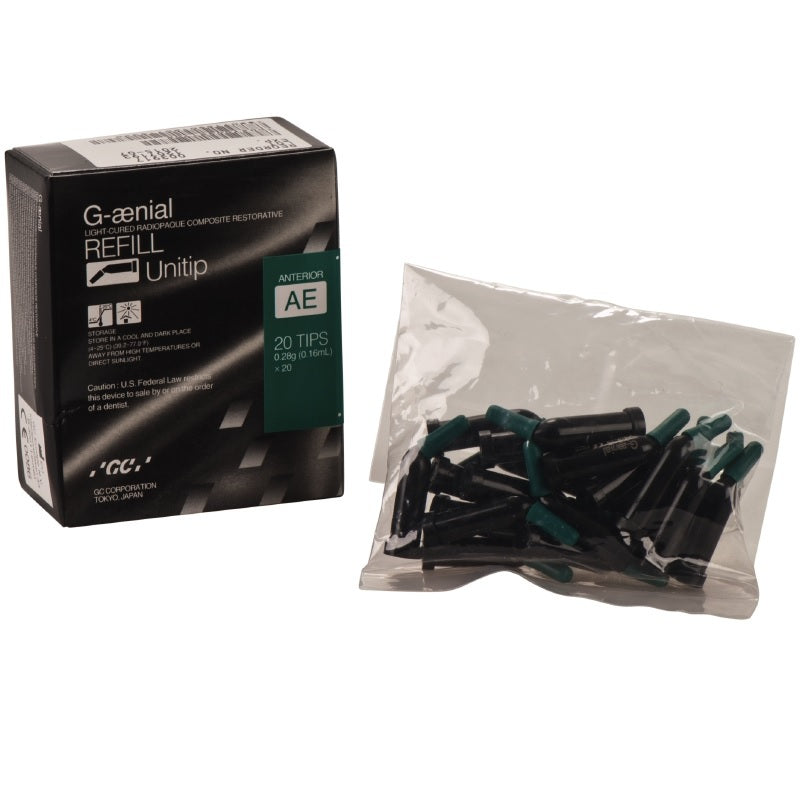 GC G-Aenial Anterior Unitip Composiet - Div. Kleuren (20 x 0.28 g)-GC-AE-Sordent