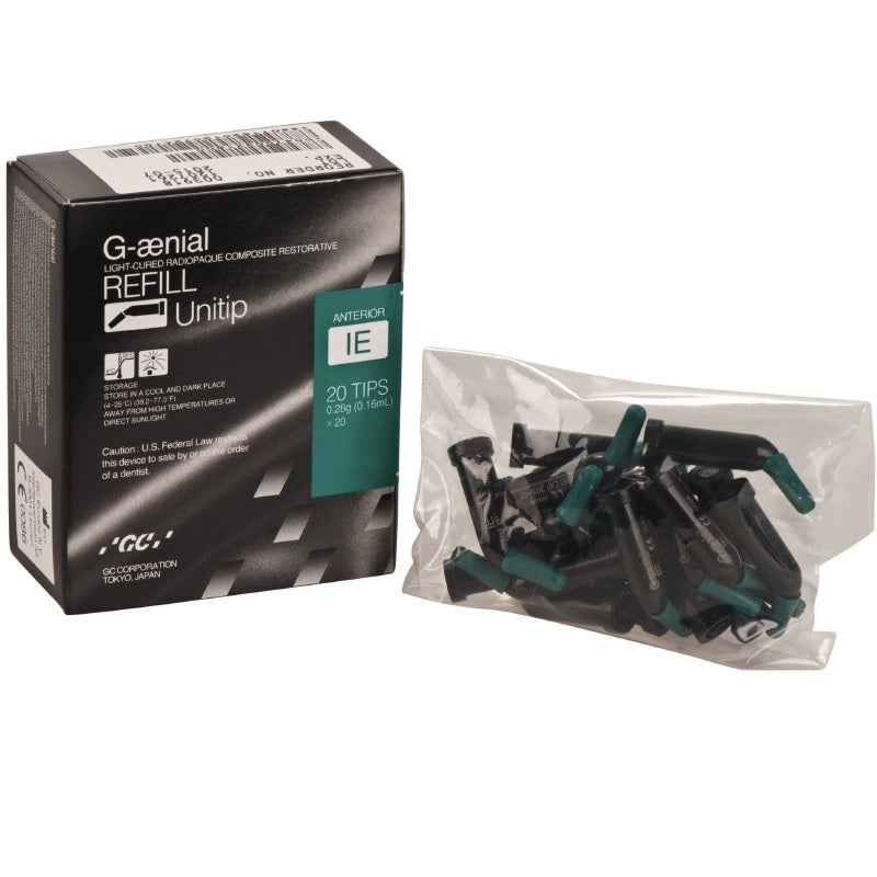 GC G-Aenial Anterior Unitip Composiet - Div. Kleuren (20 x 0.28 g)-GC-IE-Sordent