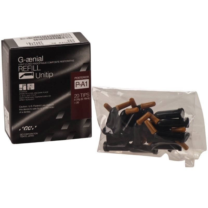 GC G-Aenial Posterior Unitip Composiet - Div. Kleuren (20 x 0.28 g)-GC-A1-Sordent