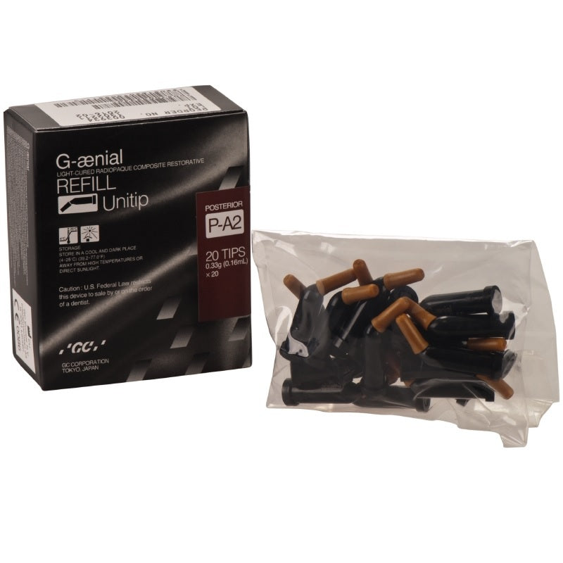 GC G-Aenial Posterior Unitip Composiet - Div. Kleuren (20 x 0.28 g)-GC-A2-Sordent