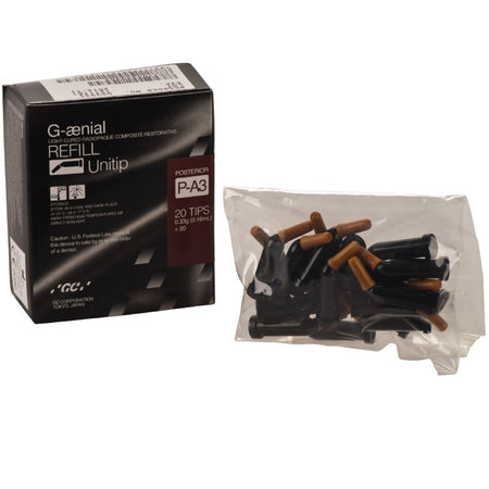GC G-Aenial Posterior Unitip Composiet - Div. Kleuren (20 x 0.28 g)-GC-A3-Sordent