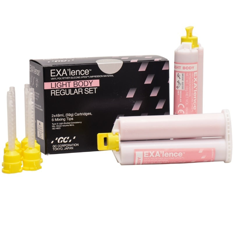 GC EXA'lence Light Body - Regular Set (2 x 48 mL + tips)-GC-Sordent