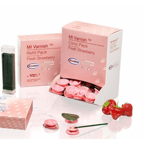 GC MI Varnish - Diverse Smaken en Aantallen-GC-Aardbei (Refill - 35 x 0.4 mL)-Sordent