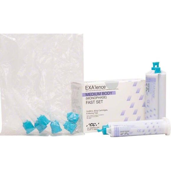 GC EXA'lence Medium Body - Fast Set (2 x 48 mL + tips)-GC-Sordent