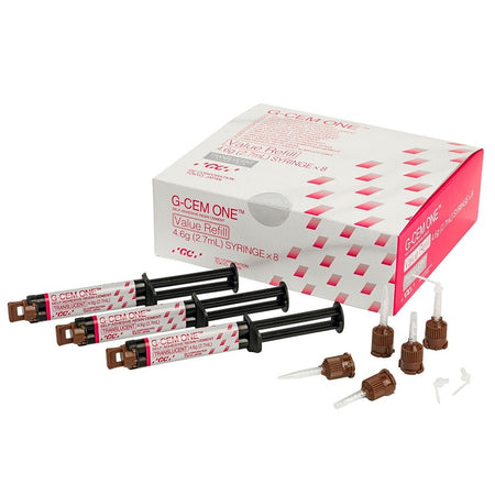 GC G-CEM ONE™ - Value Refill Translucent (8 x 4.6 g + Tips)-GC-Sordent