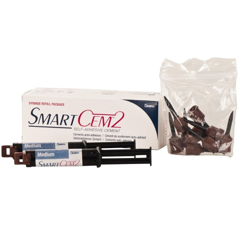 Dentsply SmartCem®2 Resin Cement Syringe Refill (2 x 5.0 g + Tips)-Dentsply Sirona-Sordent