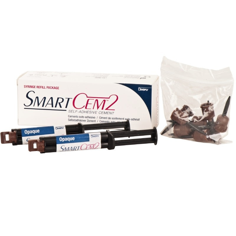 Dentsply SmartCem®2 Resin Cement Syringe Refill (2 x 5.0 g + Tips)-Dentsply Sirona-Opaque-Sordent