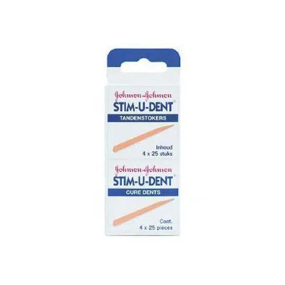 Johnson & Johnson Stim-U-Dent Tandenstokers Mint – (144 x 25 St.)-Johnson & Johnson-Sordent
