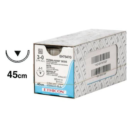 Ethicon Hechtzijde J-1 / 17 mm / 3-0 / 45 cm Naald - EH7547H (12 st.)-Ethicon-Sordent