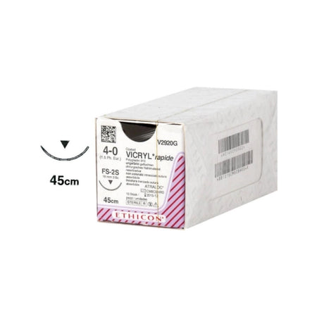 Ethicon Vicryl® Rapide FS-2S / 19 mm / 4-0 / 45 cm Naald - V2920G (12 st.)-Ethicon-Sordent
