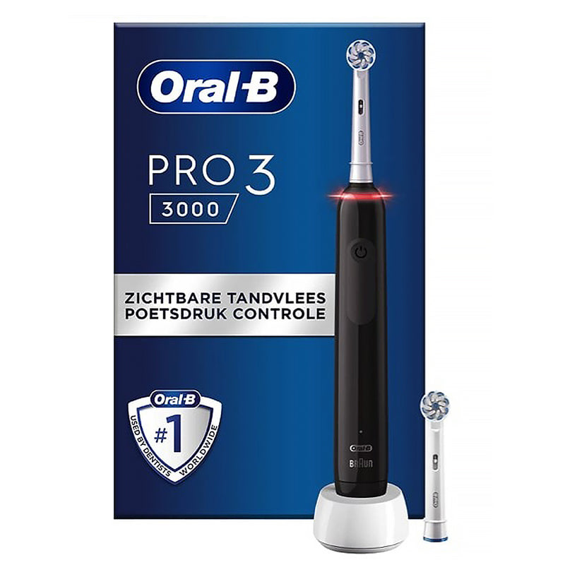Oral-B Pro 3 3000 Tandenborstel Zwart Sensitive Clean-Oral-B-Sordent