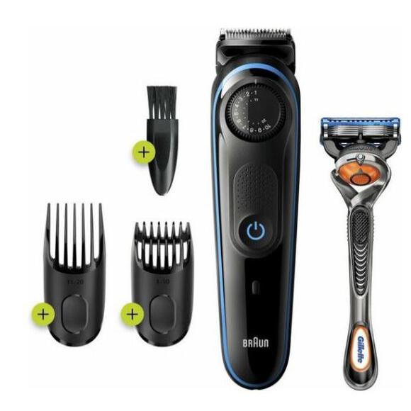 Braun BT3240 Baardtrimmer / Trimmer / Haartrimmer Zwart-Blauw-Braun-Sordent