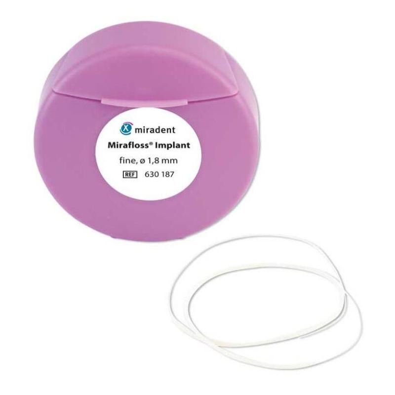 Miradent Mirafloss® Implant Fijn Roze (45 st.)-Miradent-Sordent