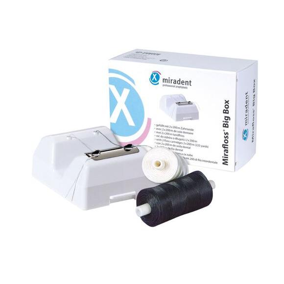 Miradent Mirafloss® Dispenser incl. Refill 2 st. (2 x 200 m)-Miradent-Sordent