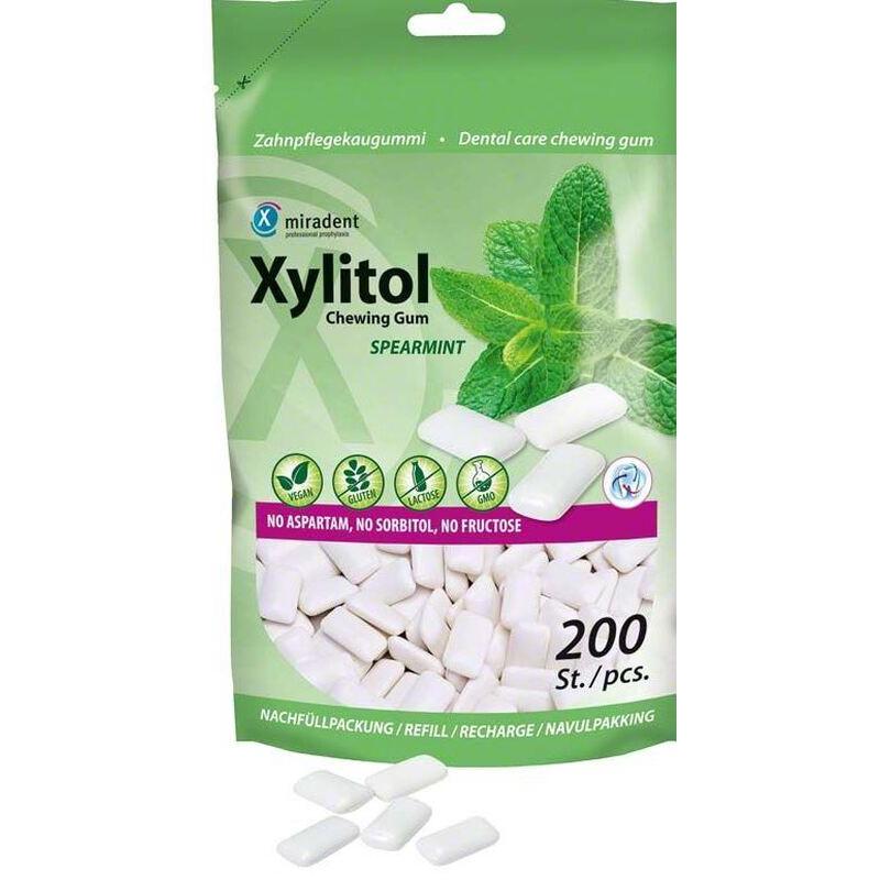 Miradent Xylitol Kauwgom Economy Zak - Div. Smaken (200 st.)-Miradent-Sordent