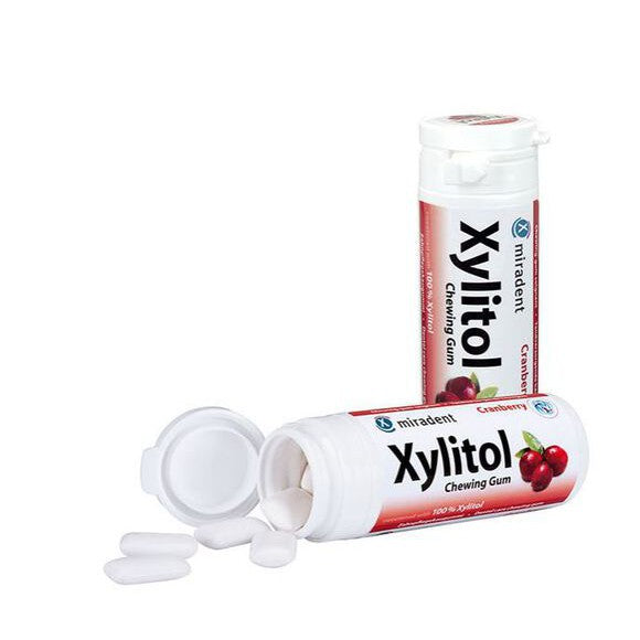 Xylitol Chewing Gum / Kauwgom - Diverse Smaken - (30 st./Display)-Hager & Werken-Cranberry-Sordent