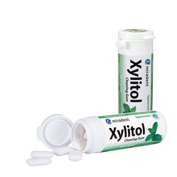 Xylitol Chewing Gum / Kauwgom - Diverse Smaken - (30 st./Display)-Hager & Werken-Spearmint-Sordent