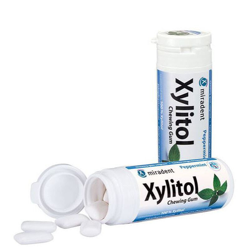 Xylitol Chewing Gum / Kauwgom - Diverse Smaken - (30 st./Display)-Hager & Werken-Pepermunt-Sordent