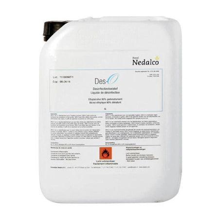 Nedalco Des-O 380 Oppervlakte Desinfectievloeistof 80% (5 L)-Nedalco-Sordent
