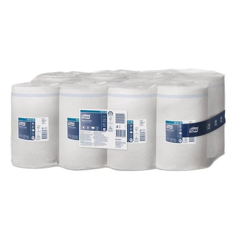 Tork Wiping Poetspapier M1 - 1 Laags wit - (21,5 cm. x 120 m.)-Tork-Sordent
