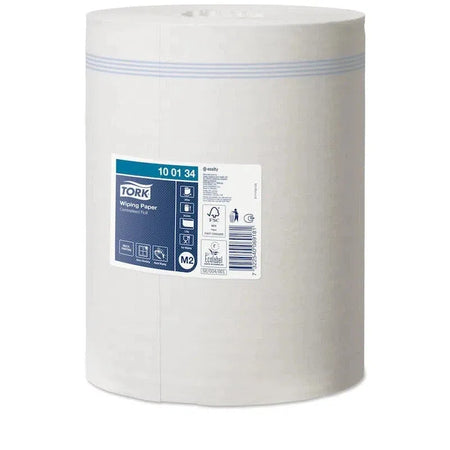 Tork Wiping Poetspapier M2 - 1 Laags wit - (24,5 cm. x 275 m.)-Tork-Sordent